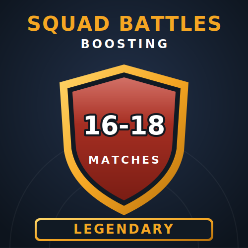 Squad Battles - 16-18 matches on Legendary - FC 27 Boosting