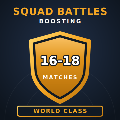 Squad Battles - 16-18 matches on World Class - FC 27 Boosting