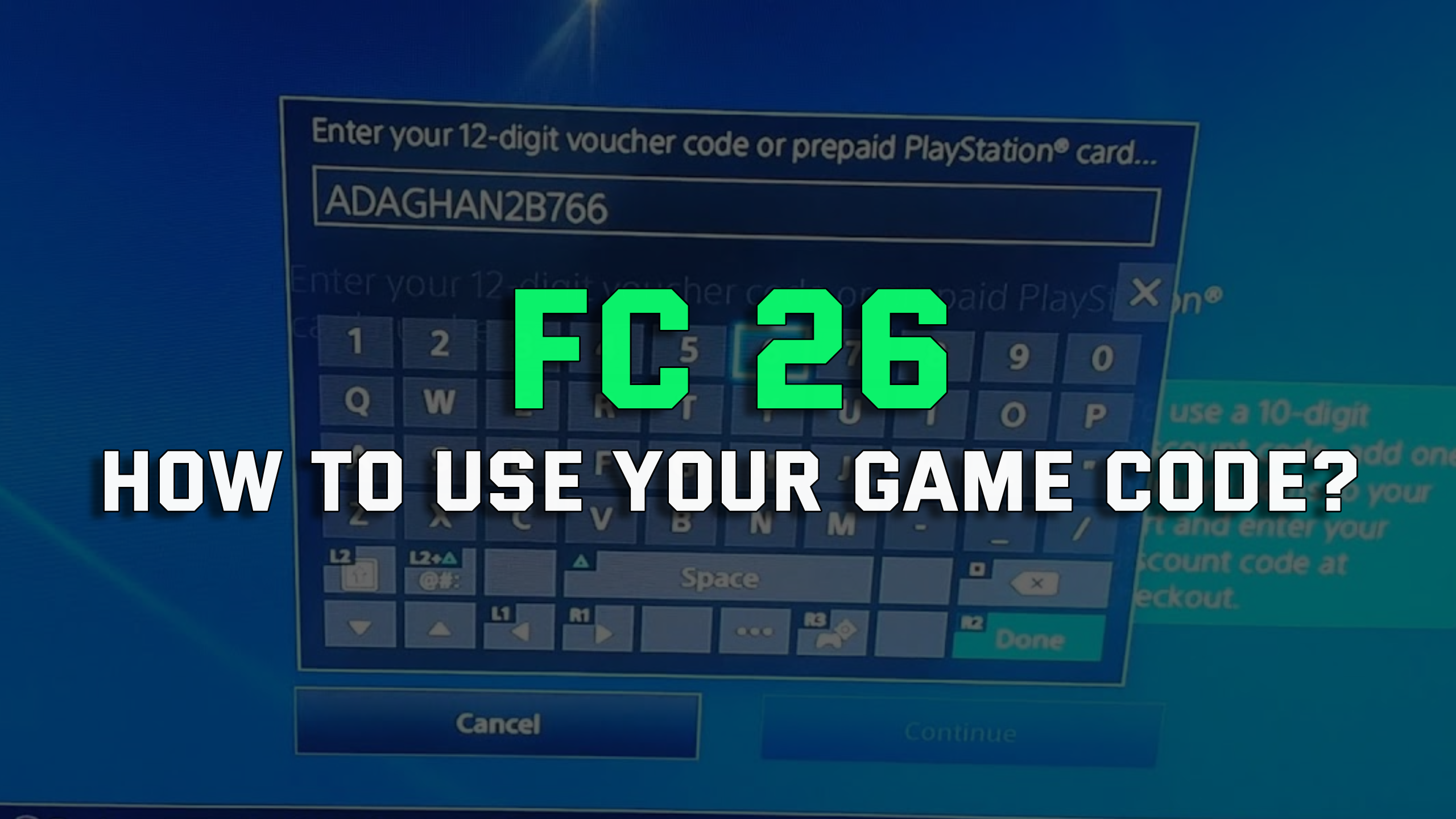 HOW TO REDEEM YOUR EA FC 26 CODE?