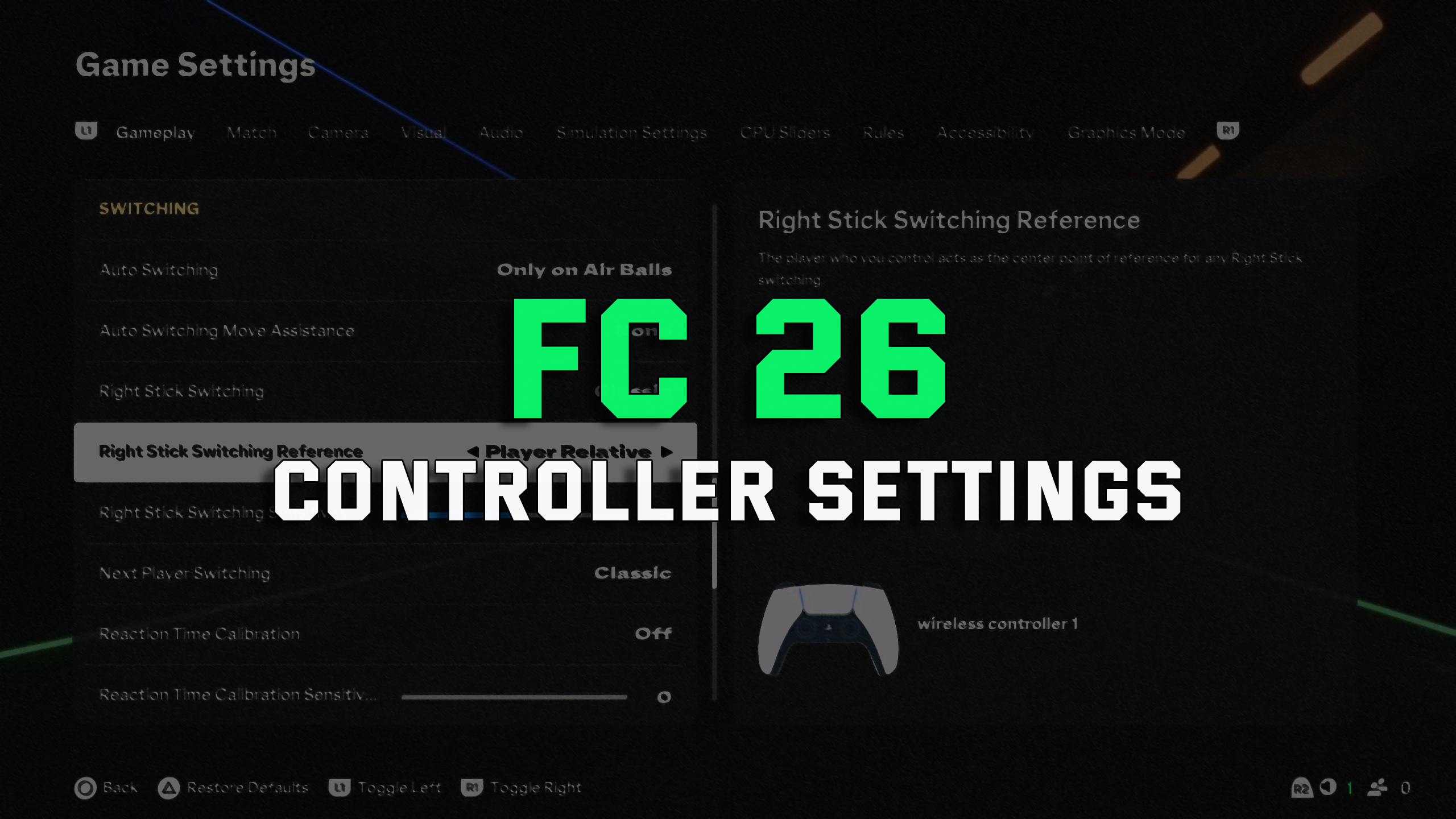 FC 26 CONTROLLER SETTINGS GUIDE