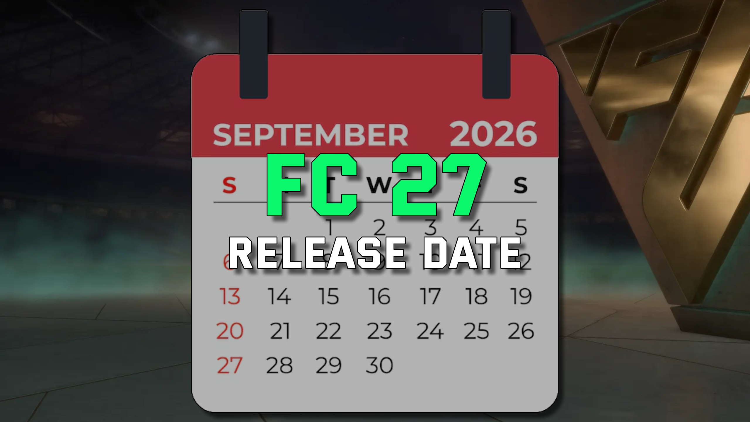 EA FC 27 RELEASE DATE