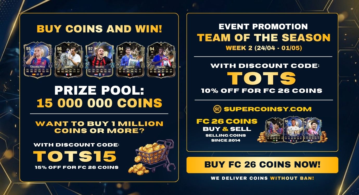 Week 4 Tots PROMO TEAM OF THE SEASON (TOTS WEEK 2) - FC 26 - SuperCoinsy