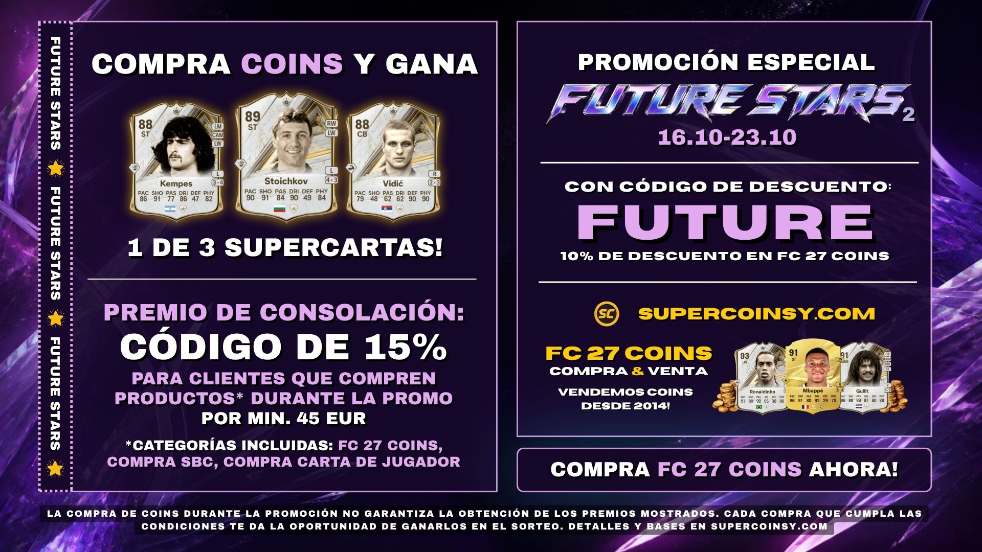 Promoción FUTURE STARS 2