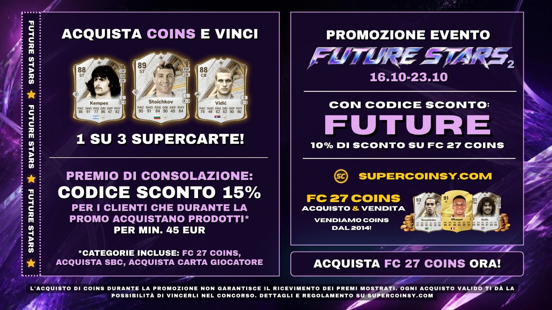 Promozione FUTURE STARS 2