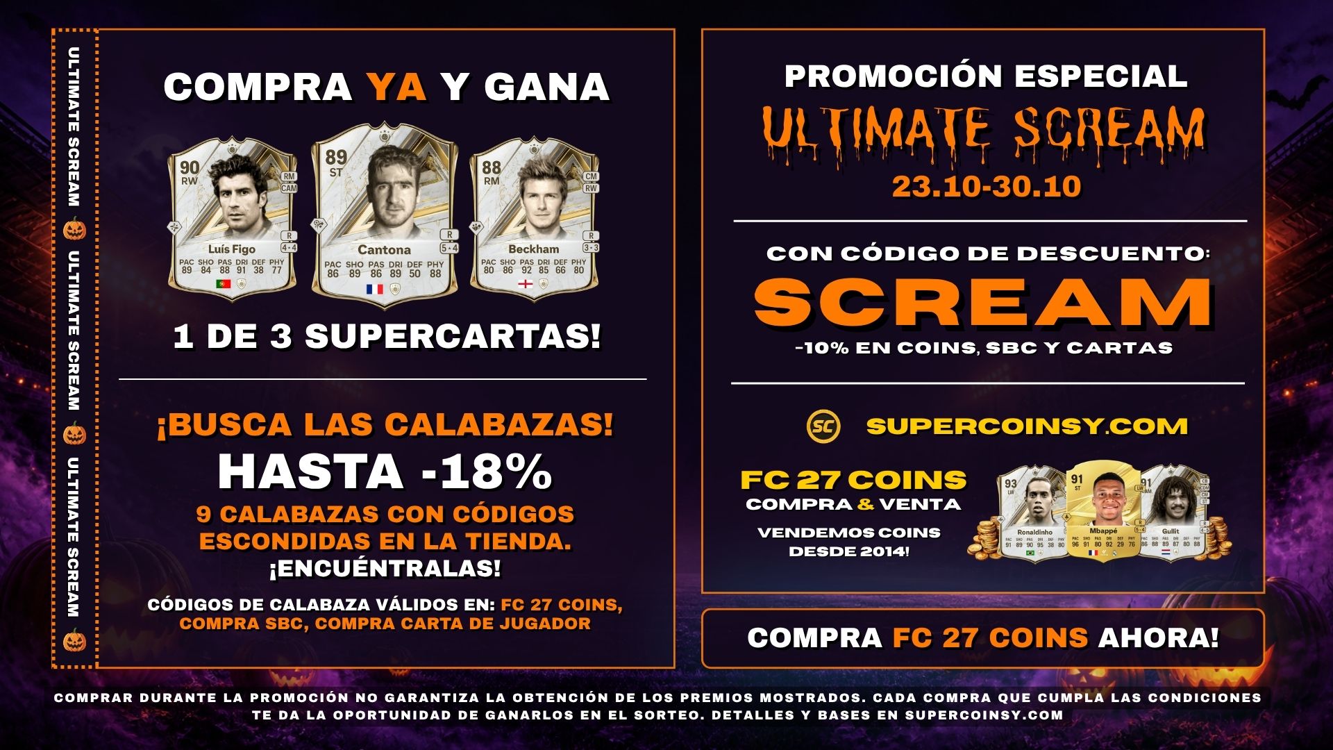 Promoción ULTIMATE SCREAM