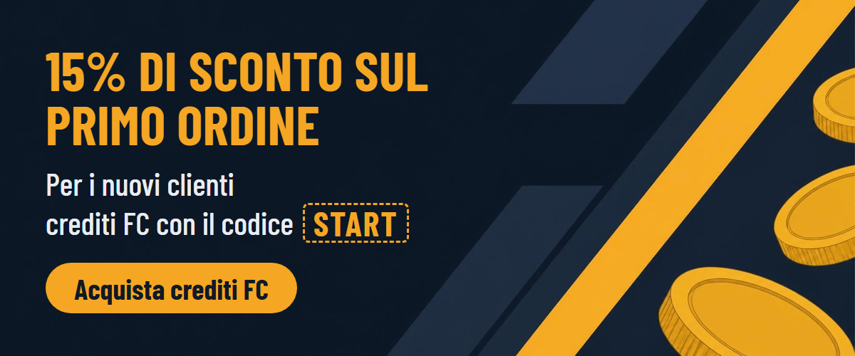 15% di sconto sul primo ordine - codice START