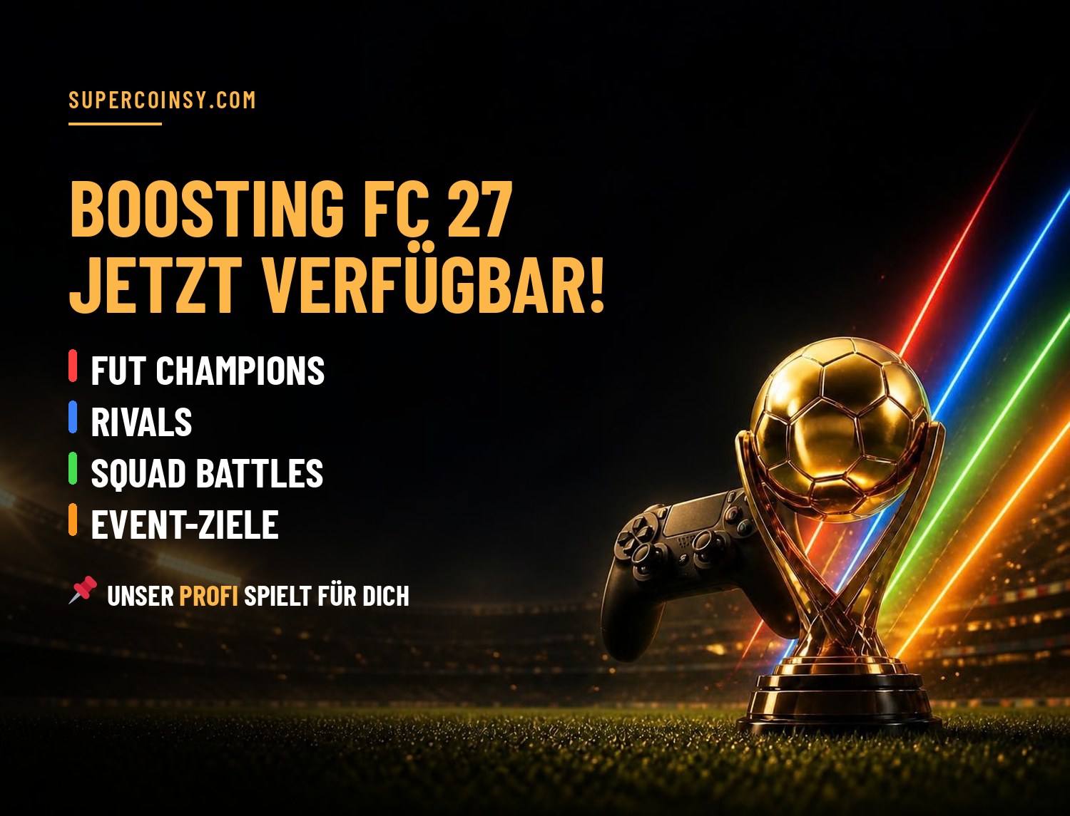 FC 27 Boosting - FUT Champions, Rivals, Squad Battles und Event-Ziele