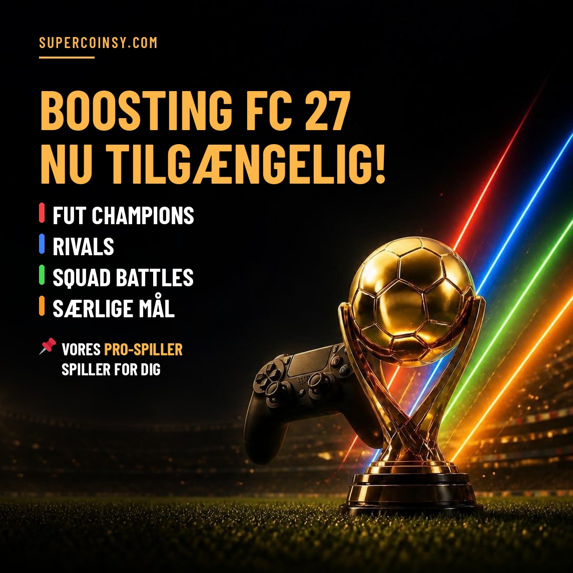 FC 27 boosting - FUT Champions, Rivals, Squad Battles og særlige mål