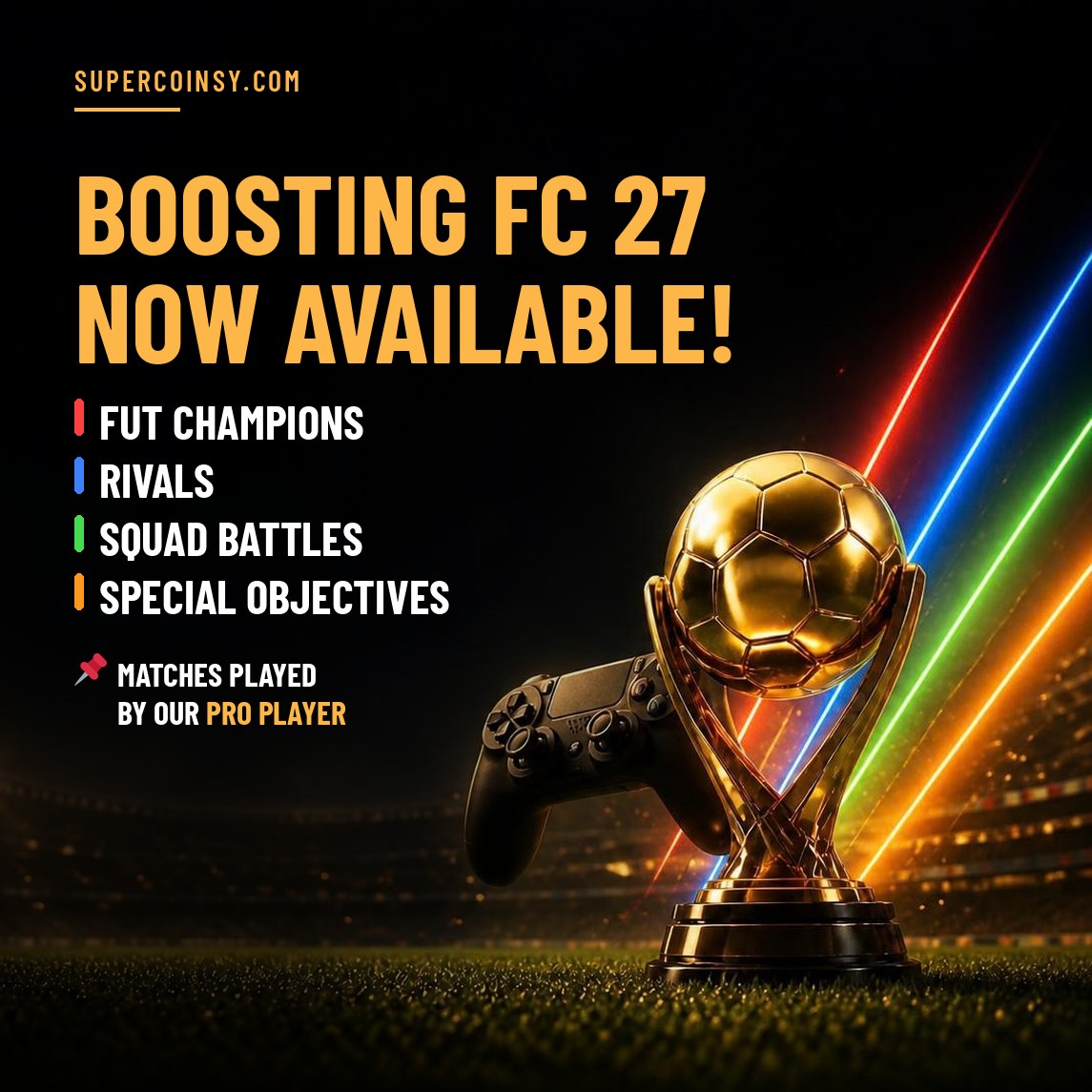 FC 27 Boosting - FUT Champions, Rivals, Squad Battles and Special Objectives