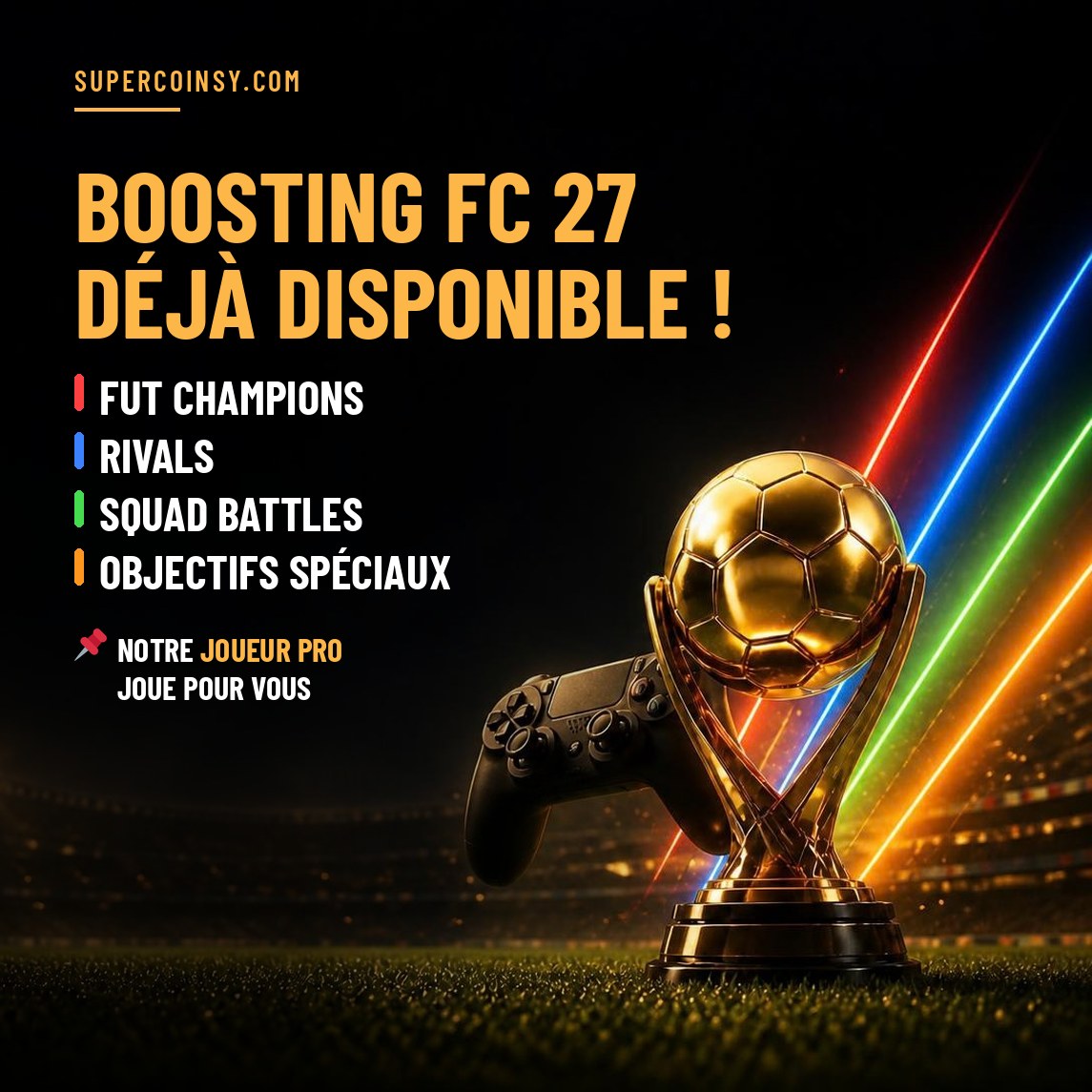 Boosting FC 27 - FUT Champions, Rivals, Squad Battles et objectifs spéciaux