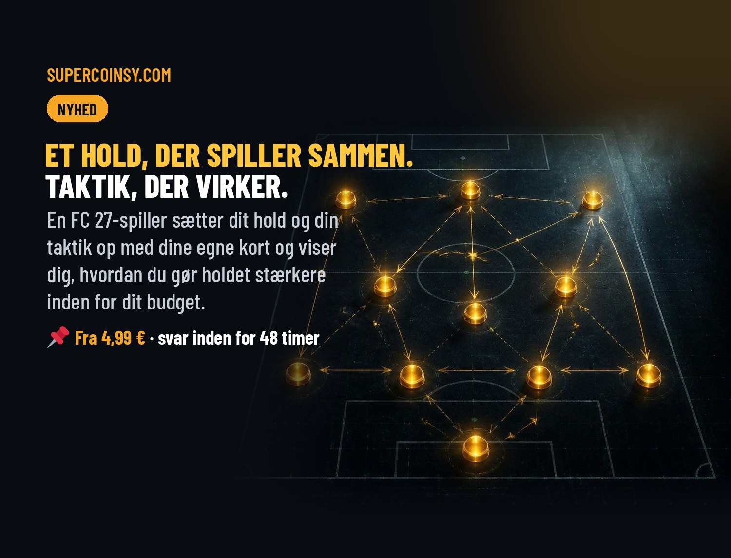 FC 27 Holdrådgivning - Et hold, der spiller sammen. Taktik, der virker.