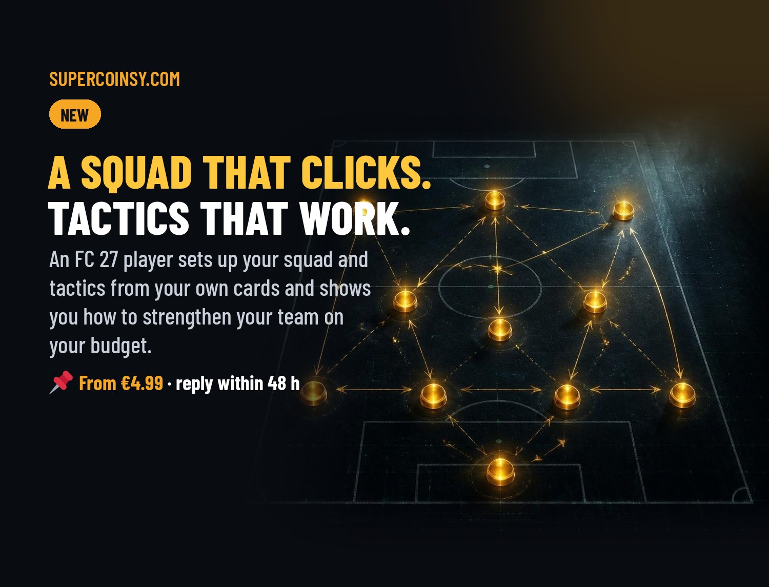 FC 27 Squad Advice - A squad that clicks. Tactics that work.