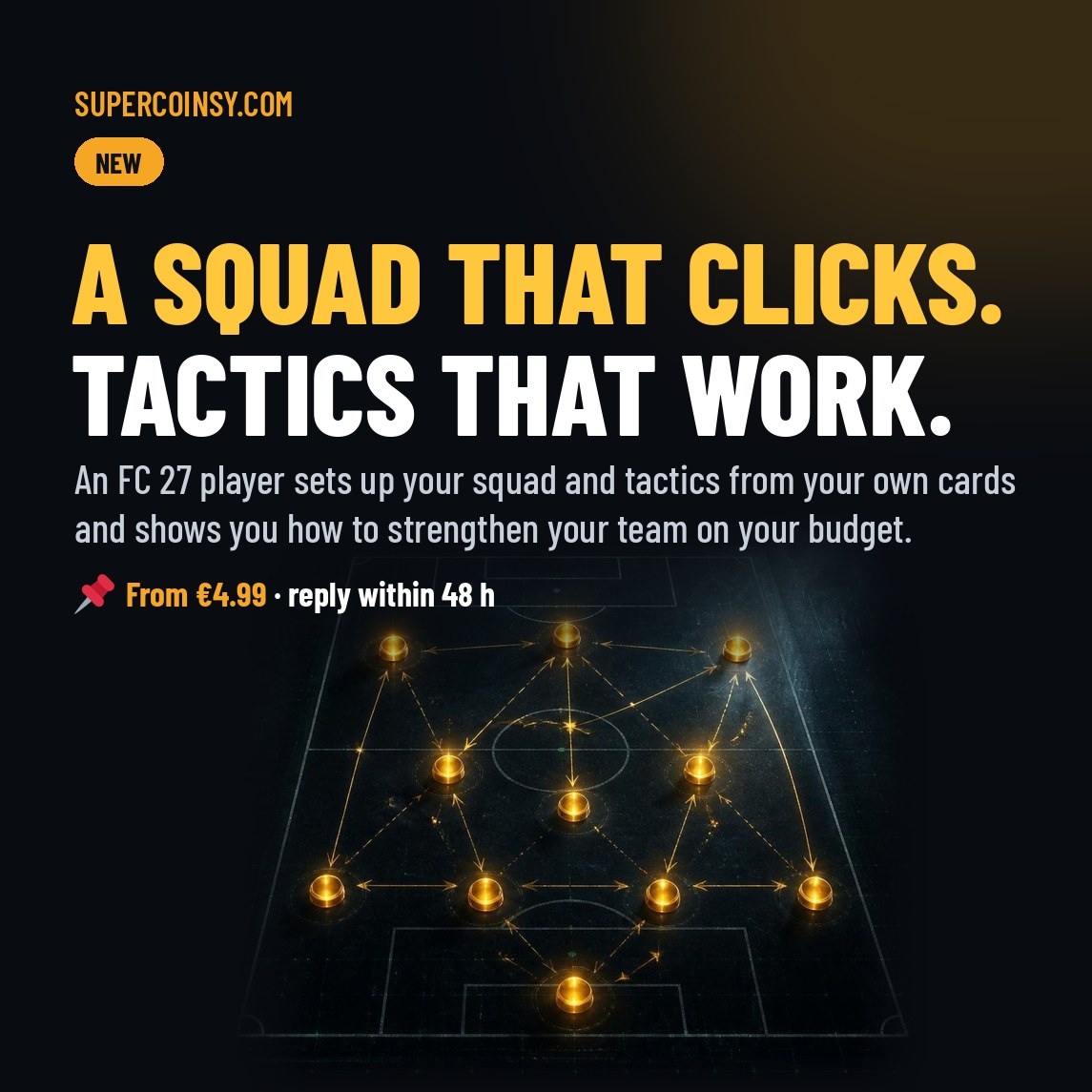 FC 27 Squad Advice - A squad that clicks. Tactics that work.