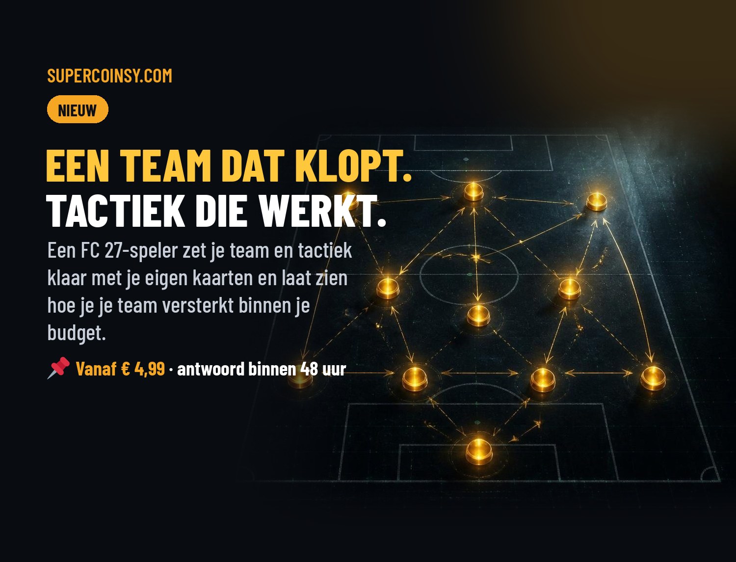 FC 27 Teamadvies - Een team dat klopt. Tactiek die werkt.